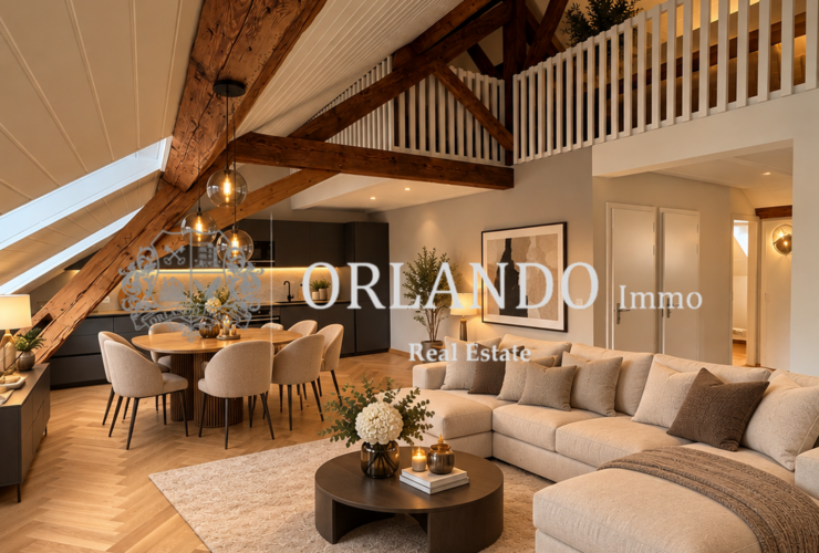 Bel appartement en duplex à Carouge